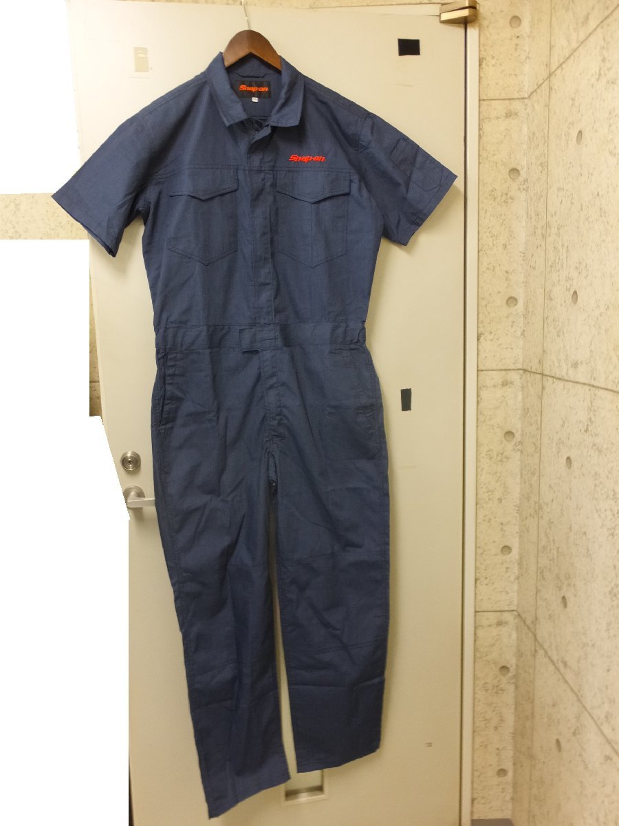 【格安，爆買い】 在庫品 Snap-on スナップオン 作業着 つなぎ 半袖 ネイビー LL GE-145(つなぎ、オーバーオール)｜売買されたオークション情報、yahooの商品情報をアーカイブ公開 - オークファン つなぎ、オーバーオール