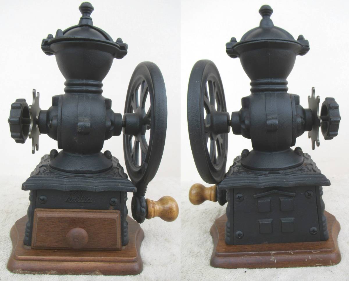 Kalita Cast Iron Coffee Mill カリタ 動輪ミル DR-1 手挽き Kalita Cast Iron Coffee Mill カリタ 動輪ミル DR-1 手挽き
