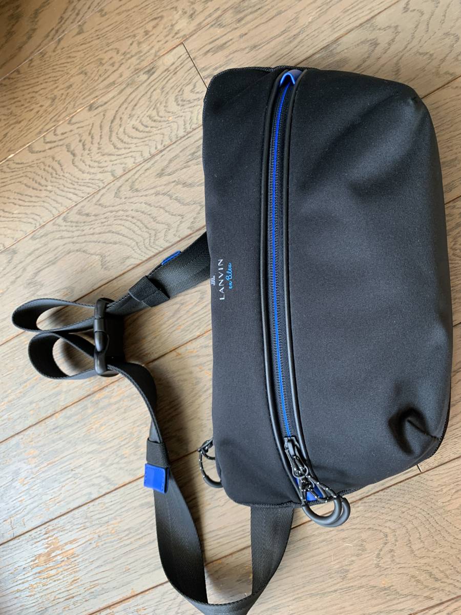 ☆ LANVIN en Bleu ランバン・オン・ブルー☆ウェストバッグ☆黒