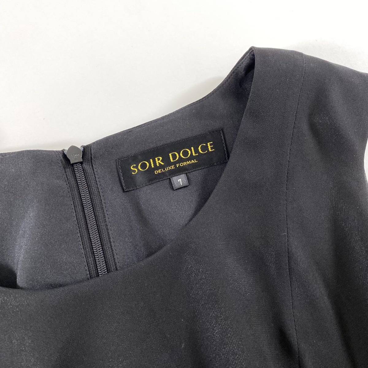 東京ソワールSOIR DOLCE ノースリーブ ワンピース ドレス