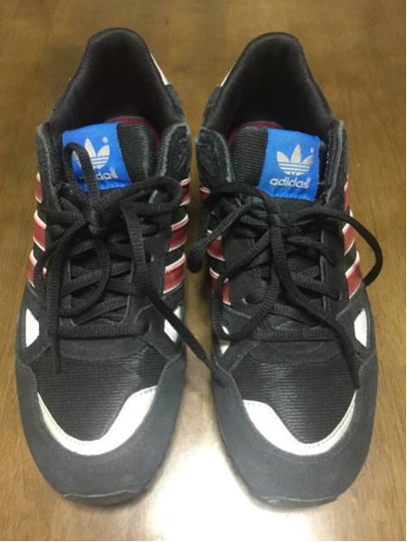 ヴィンテージ adidas カシス ブラック×蛍光色総柄(10773