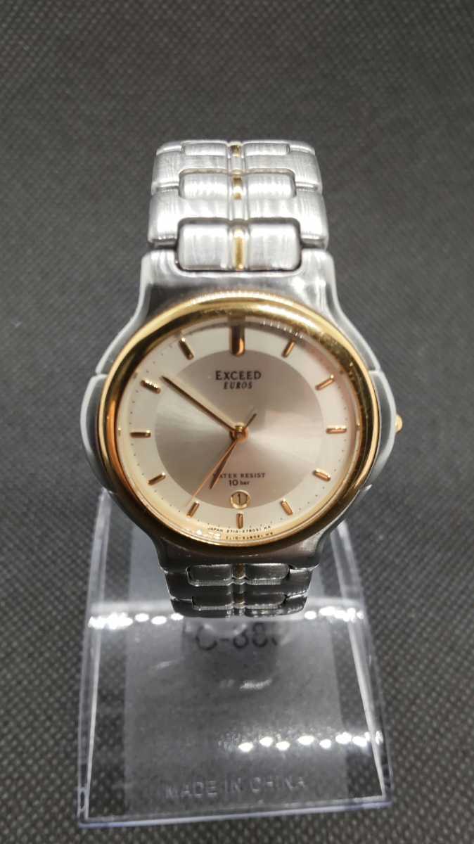 シチズン exceed クオ―ツ稼働中 CITIZEN EXCEED 2730-274130 NA