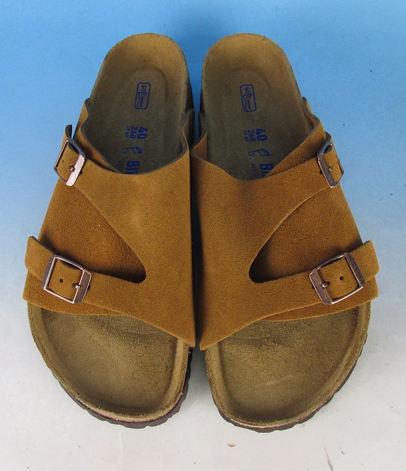 SH12408 BIRKENSTOCK ビルケンシュトック チューリッヒ サンダル 40/260 未使用 ビルケンシュトック BIRKENSTOCK Boston Shearling&frasl;ボストン 「公式」ビルケンシュトック SUEDE&frasl;NUBUCK