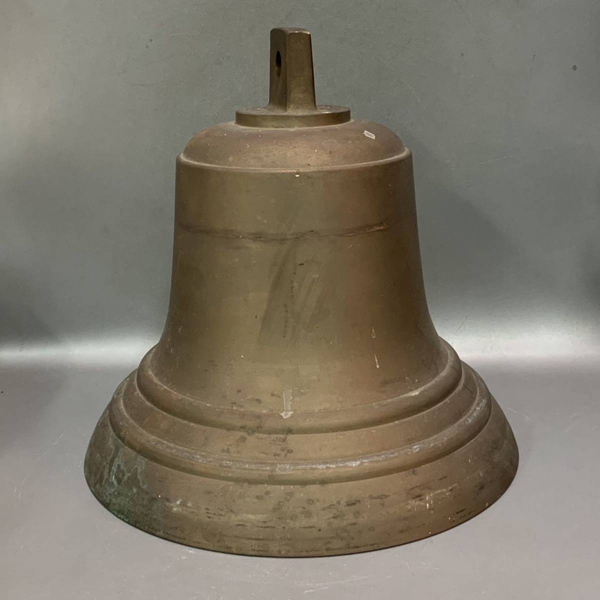 マリンベル 真鍮製 釣鐘 ベル 号鐘 船鐘 長畑 大型30cm Www Galerieamlindenhof Ch