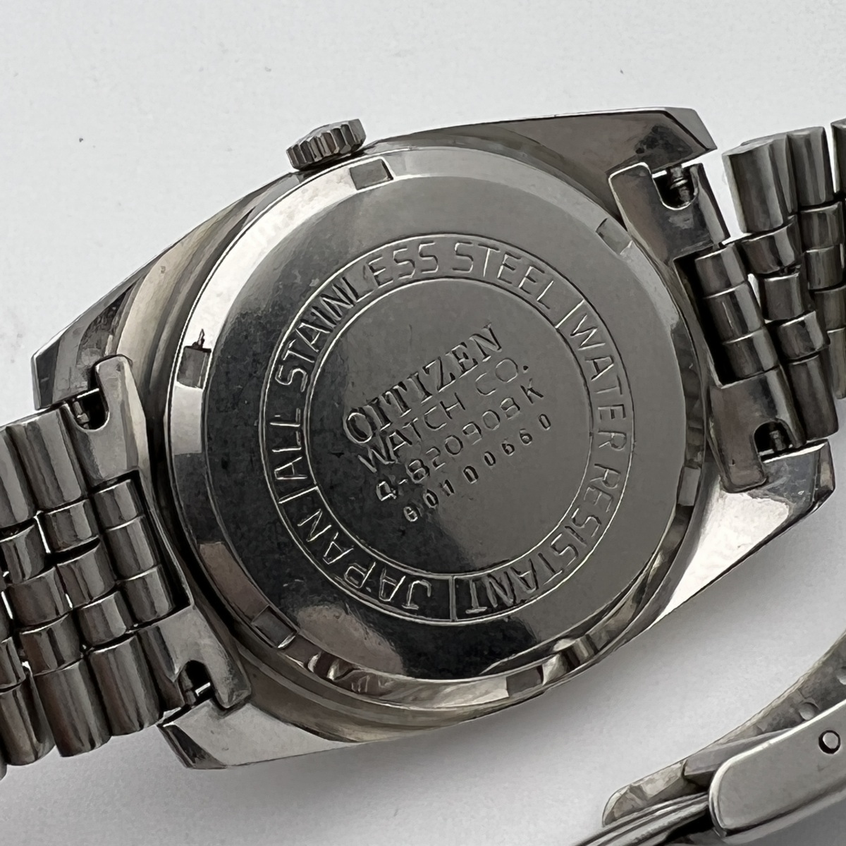 シチズン Citizen シルバー文字盤 17石 4-820908K メンズ 手巻き デイト 腕時計 CD0910544_3