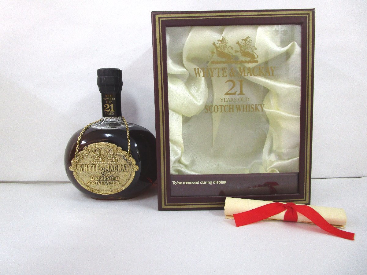 低価，お買い得 古酒 未開栓 WHYTE & MACKA ホワイト ＆ マッカイ 21 