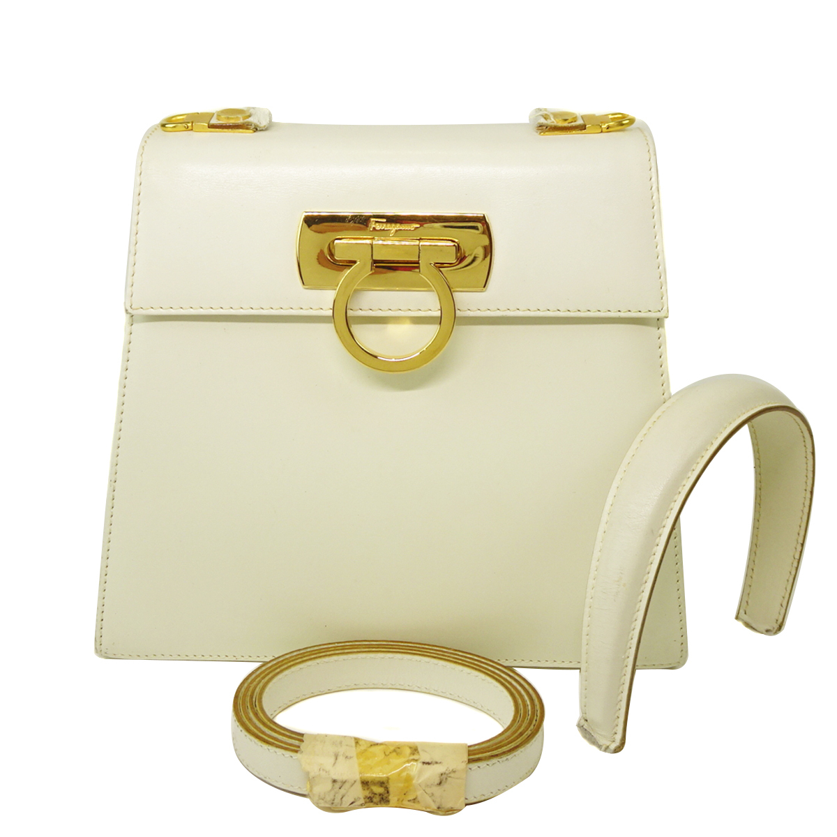 トップハンドル Ferragamo ガンチーニ Salvatore - フェラガモ 新品 