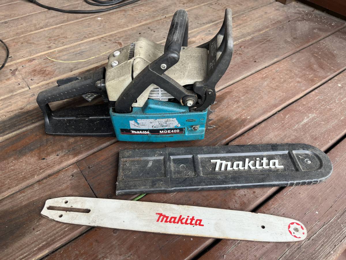 ジャンク マキタ チェーンソー MDE400 Makita 部品取り パーツ取り 