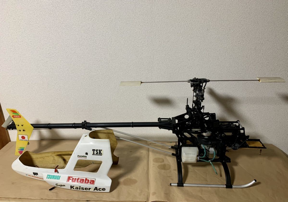 TSK スーパーカイザーエースヘリコプター OS MAX 61SF Super Kaiser Ace Vintage Helicopter 