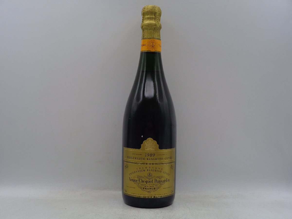 同梱OK商品】Veuve Clicquot 1989 TRILENNIUM RESERVED CUVEE