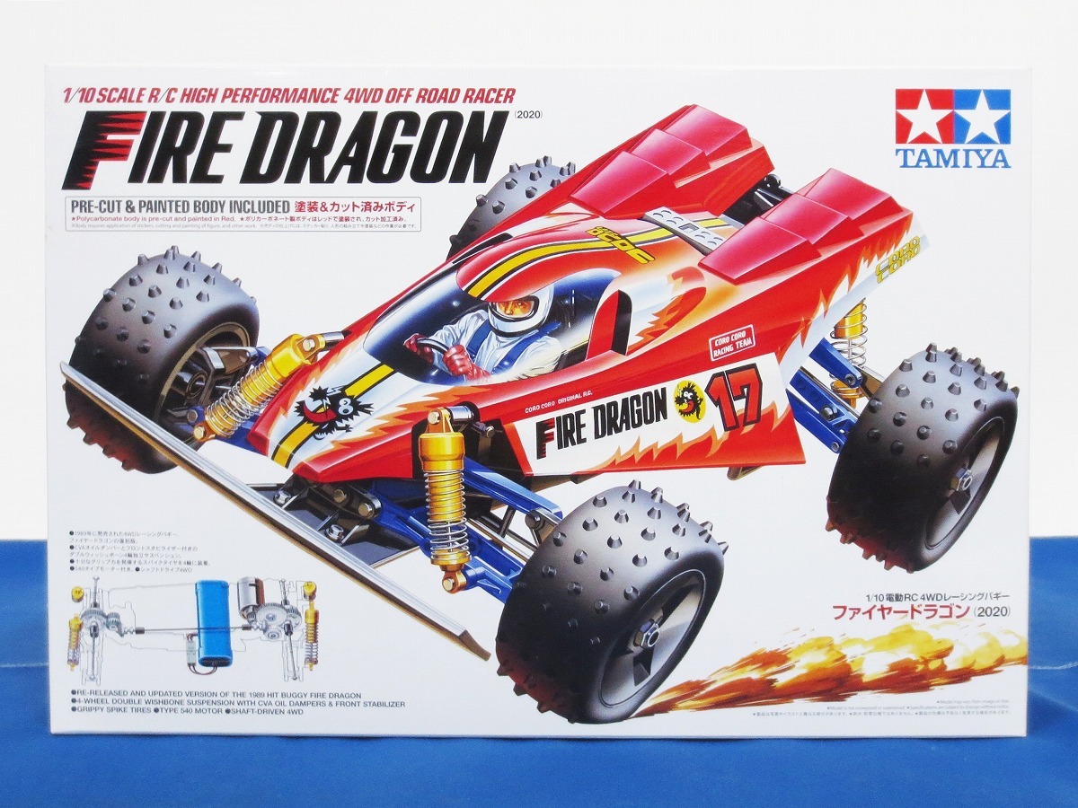 ★★★ 1円～☆未組立☆タミヤ 1/10 電動RC 4WDレーシングバギー “ファイヤー