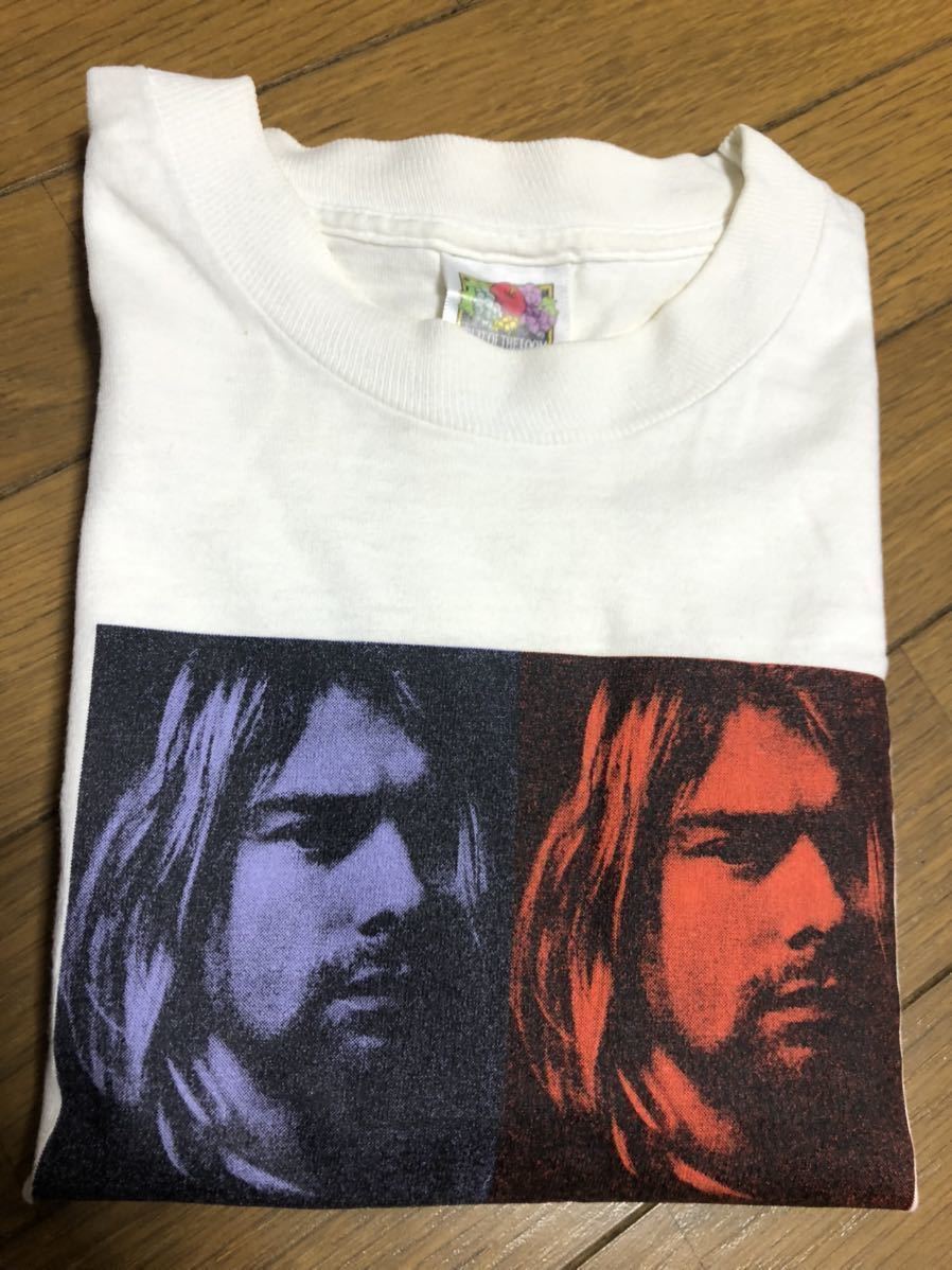 新品，お買い得 90s kurt cobain 追悼 ヴィンテージ Tシャツ nirvana カートコバーン fruit sonic youth manson metallica レッチリ(Tシャツ)｜売買されたオークション情報、yahooの商品情報をアーカイブ公開 - オークファン Tシャツ
