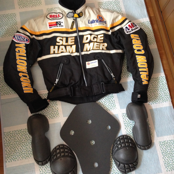 ◆yellow corn BB-0304ライディングジャケット Sサイズ USED美品