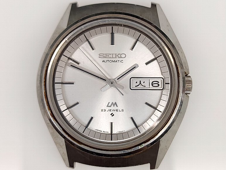 【超希少モデル・極美品・精度良好・サファイアG】LM 5606-7240 G4594☆1円～【セイコー】ロードマチック LM 5606-7240 23石 メンズ