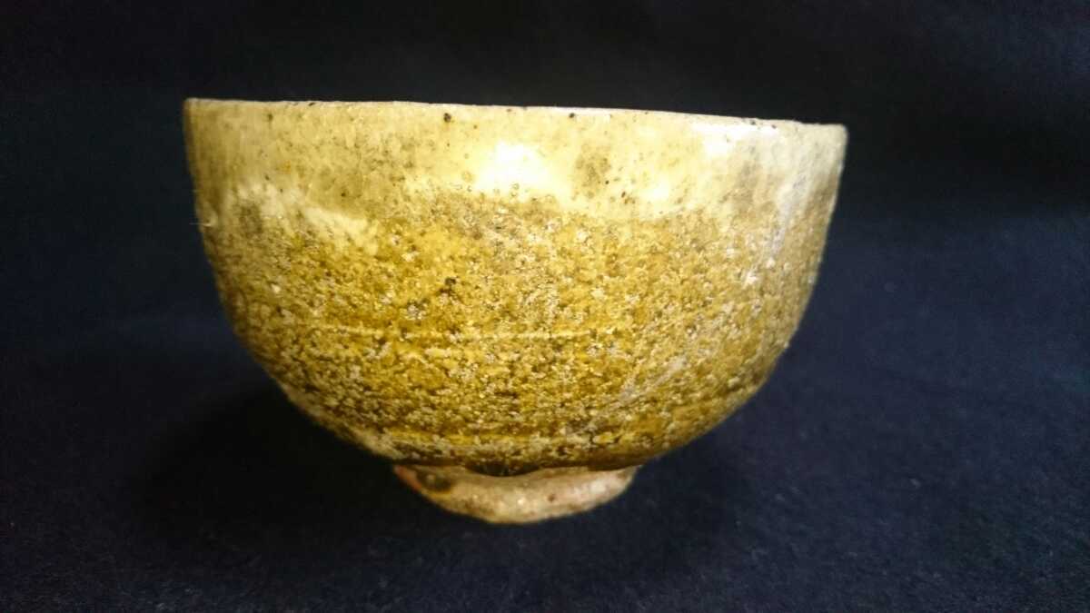 古唐津 灰釉茶碗 桃山〜江戸初期 藤の川内窯発掘 共継ぎ( 古唐津 灰釉茶碗 桃山〜江戸初期 藤の川内窯発掘 共継ぎ(