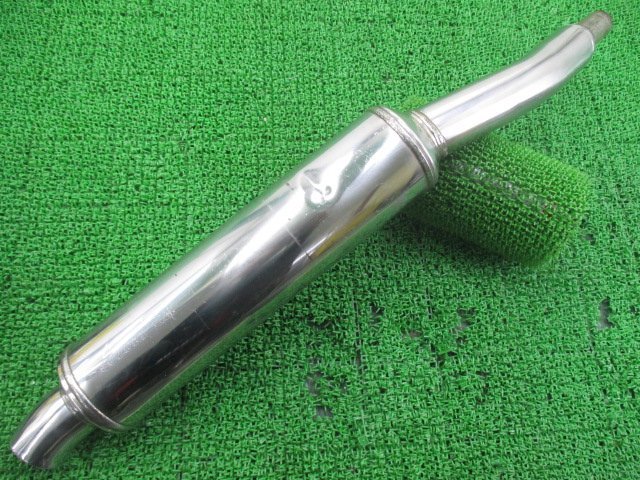 GSX-R400 サイレンサーマフラー 33C0 スズキ 純正 中古 バイク 部品 GK76A 修復素材に ノーマル戻しに 車検用に 穴あき無し 車検 Genuine
