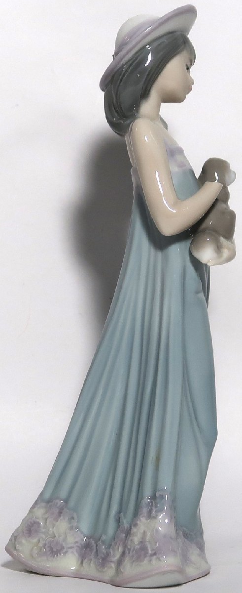 LLADRO， 子犬と少女， 中古， 破損あり リヤドロ LLADRO フィギュリン
