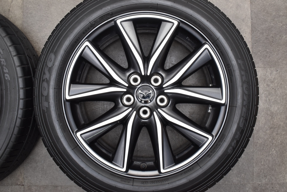 CX-5 マツダ 純正 +45 MAZDA 4本 7J PCD114.3 19in KF系 ホイール