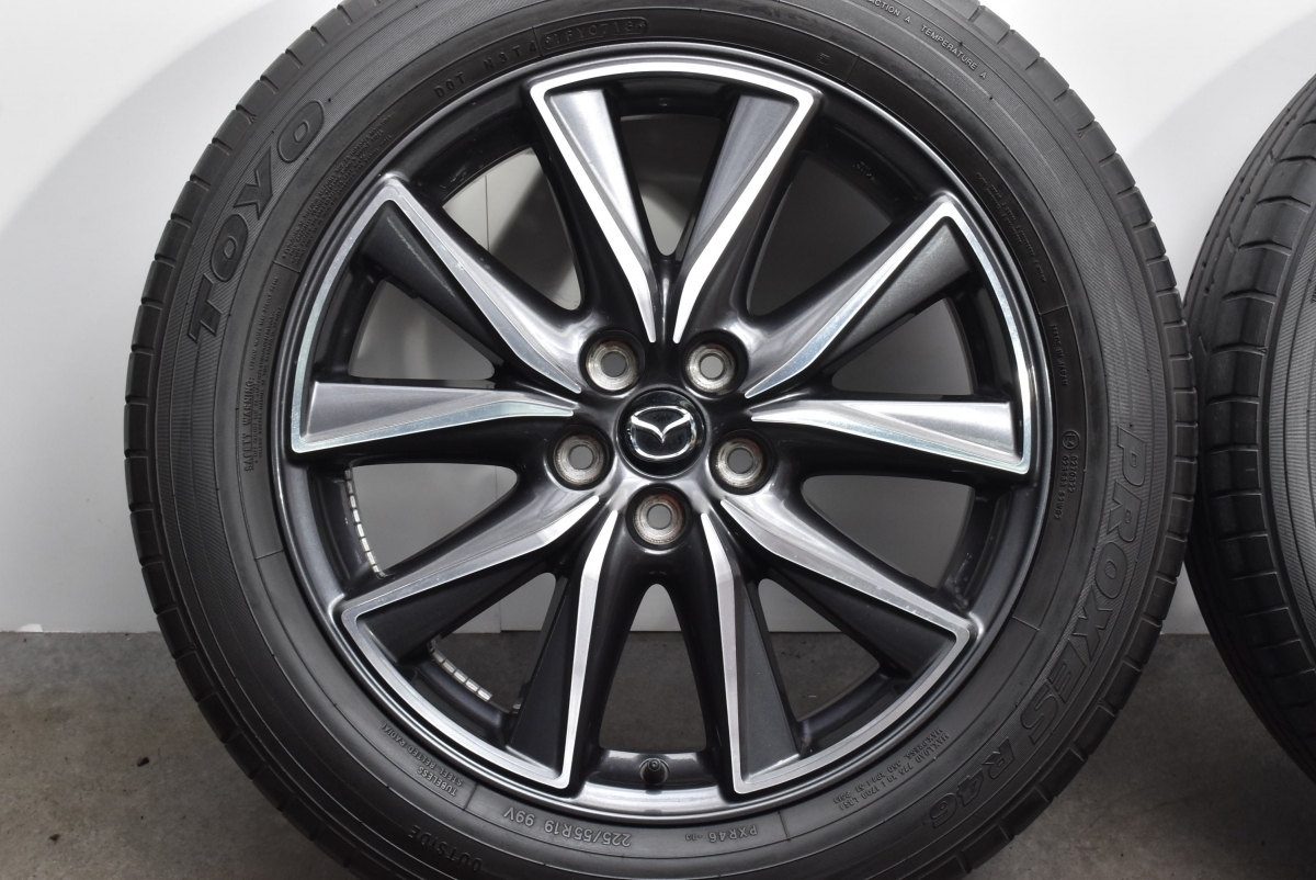 CX-5 マツダ 純正 +45 MAZDA 4本 7J PCD114.3 19in KF系 ホイール