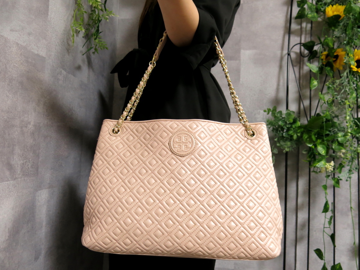 ○超美品○TORY BURCH トリーバーチ○フレミング○キルティング レザー 