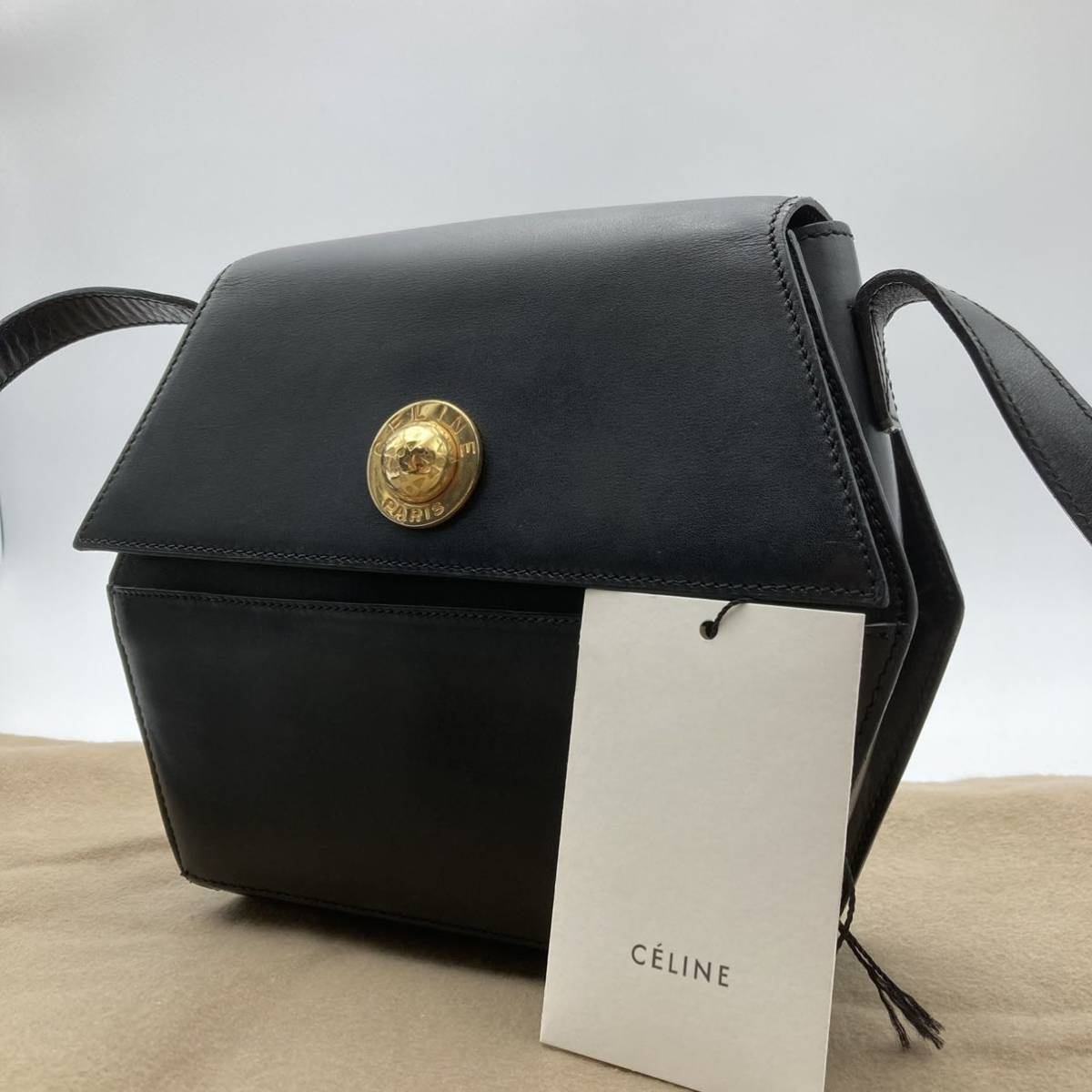 1円 極 CELINE セリーヌ ショルダーバッグ ハンドバッグ スターボール 