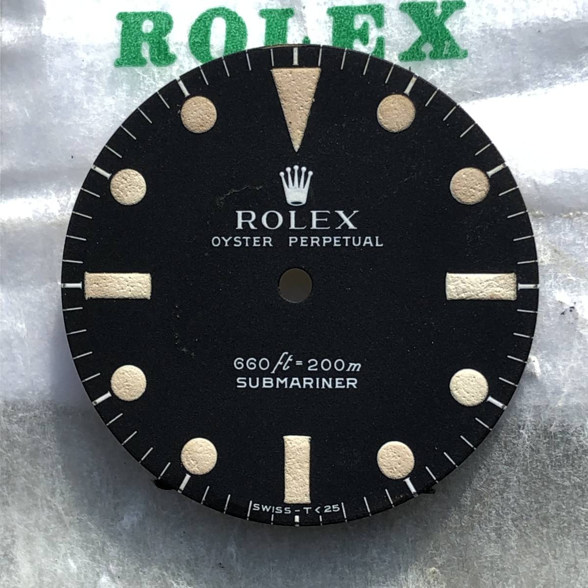 【ジャンク品】ロレックス　ROLEX サブマリーナ掛け時計　非売品　難あり ロレックス☆ROLEX純正 サブマリーナ 5513 セリフダイヤル トリチウム