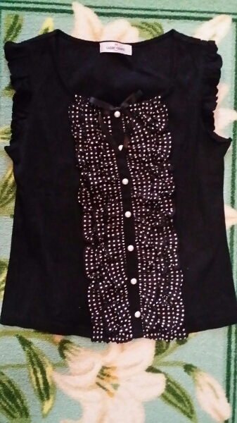 GALLERYビスコンティ　パールボタン付きカットソー　2