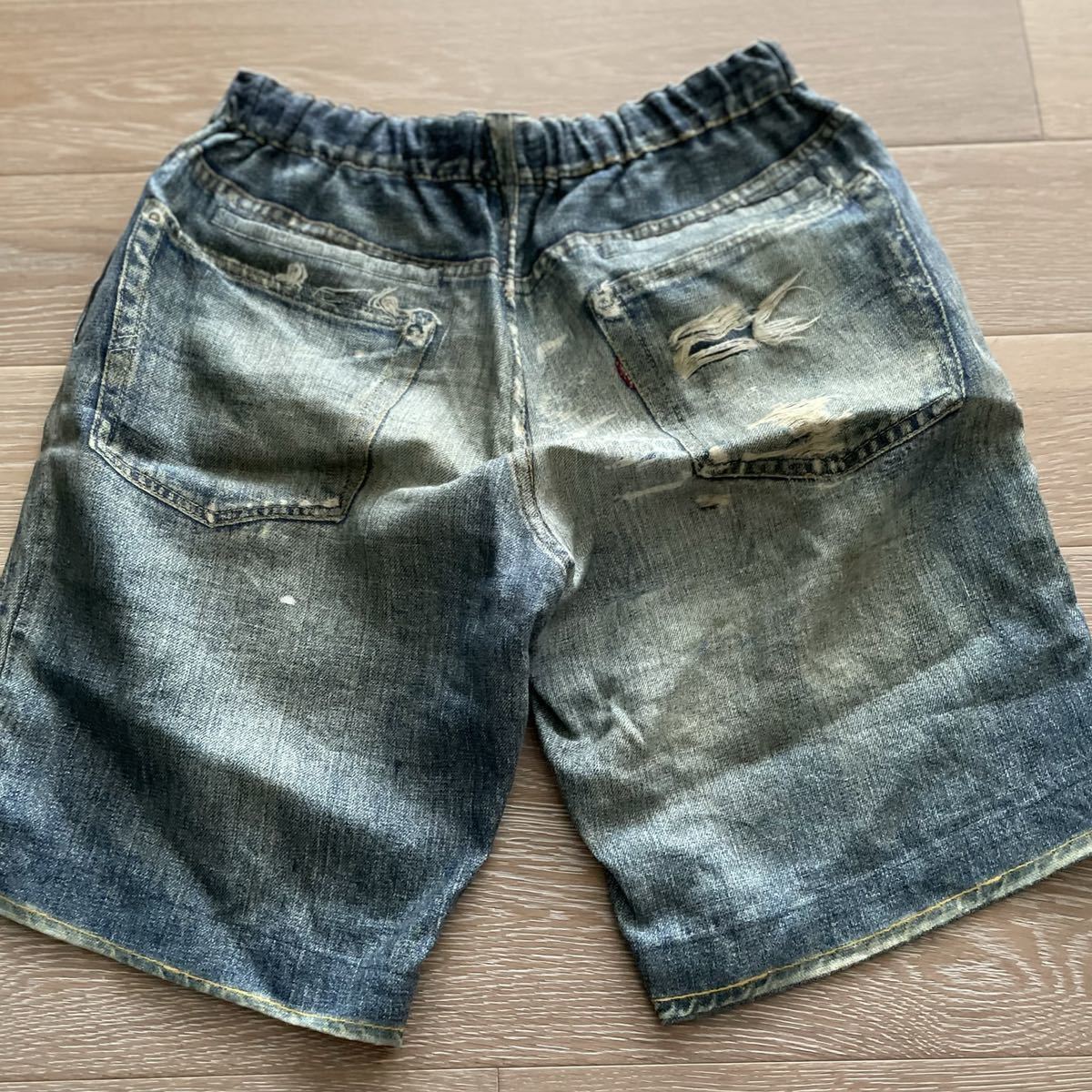 TOLQ 転写デニム ハーフパンツ 藤原裕 激レア ビンテージ リーバイス 