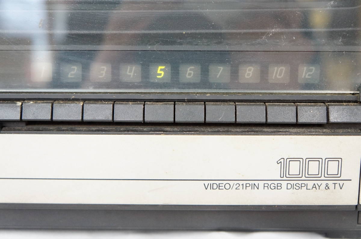 ① NATIONAL ナショナル TH14-N29G 1985年製 ブラウン管 カラーテレビ