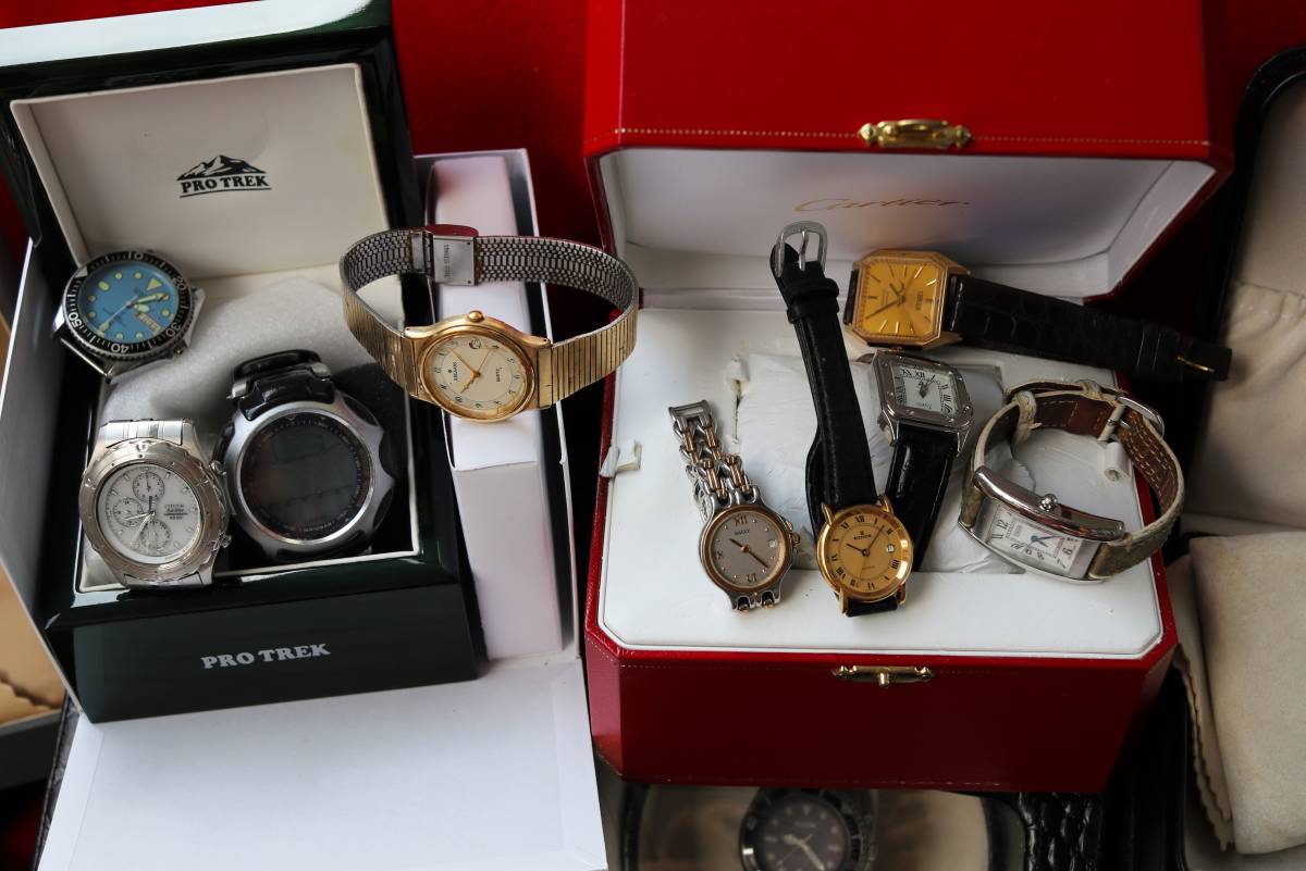 OMEGA他【1円～】大量14kg超 ジャンク時計等 まとめ CORUM LONGINES