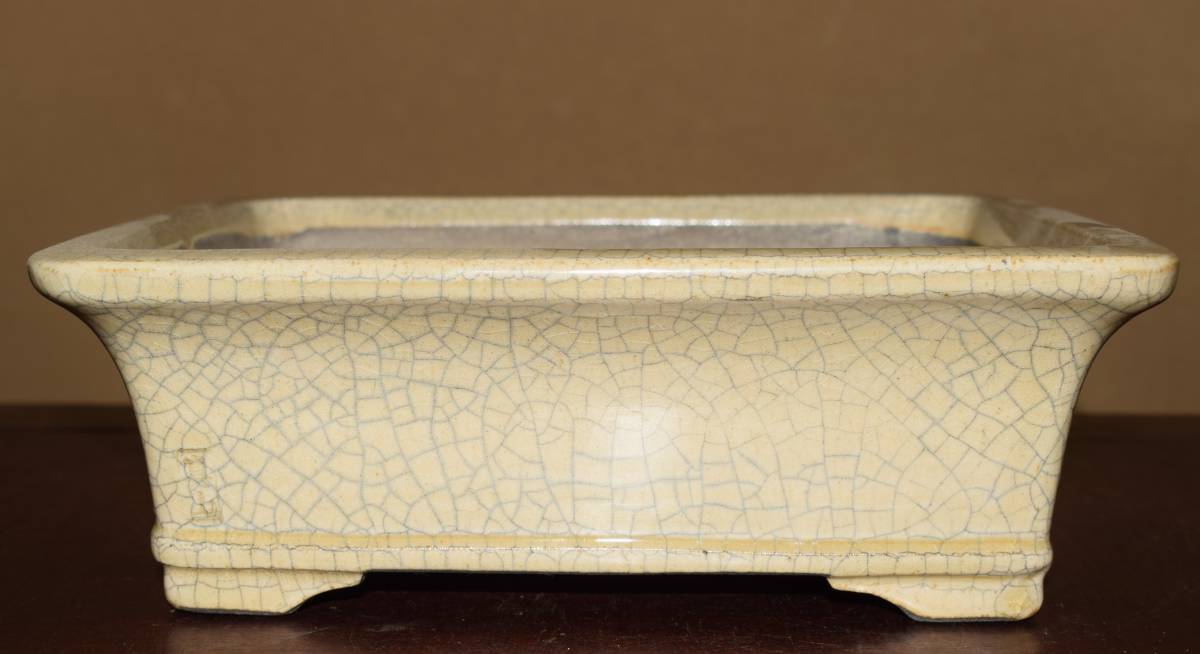 人気和鉢作家＜寺畑真山・白釉貫入・手造り・発色抜群・実用性抜群