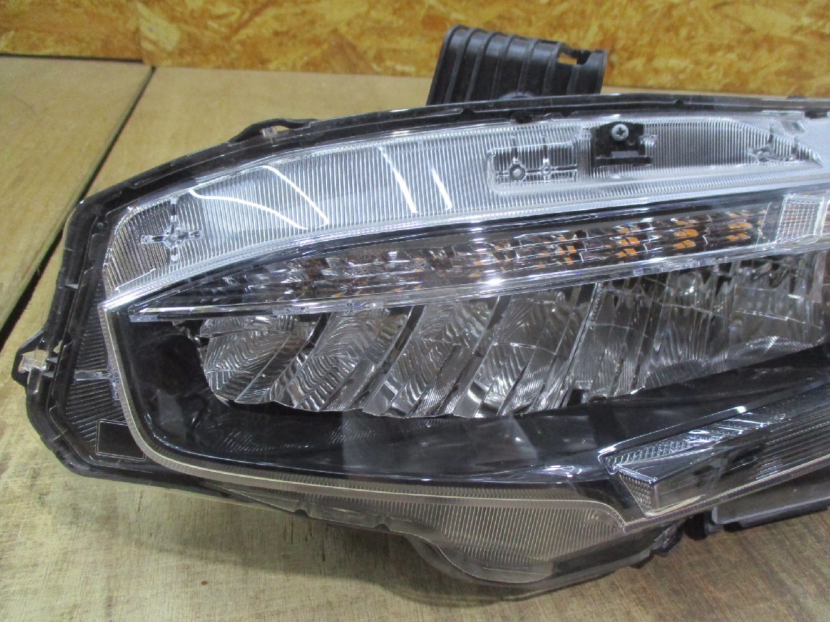 即決 良品 シビック type-R FK7 LED 左ヘッドライト 純正 KOITO 100 