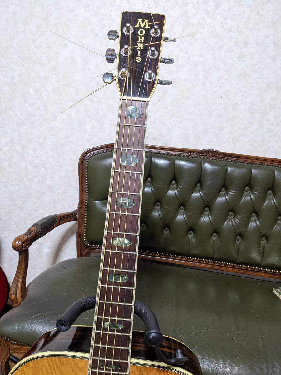 Morris アコースィックギター W-40 ハカランダ 弦楽器 希少 レア Morris アコースィックギター W-40 ハカランダ 弦楽器 希少 レア