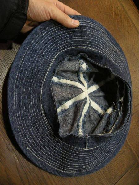 30's 40's US ARMY デニムハット ビンテージ M-37 USA製 美品 30's