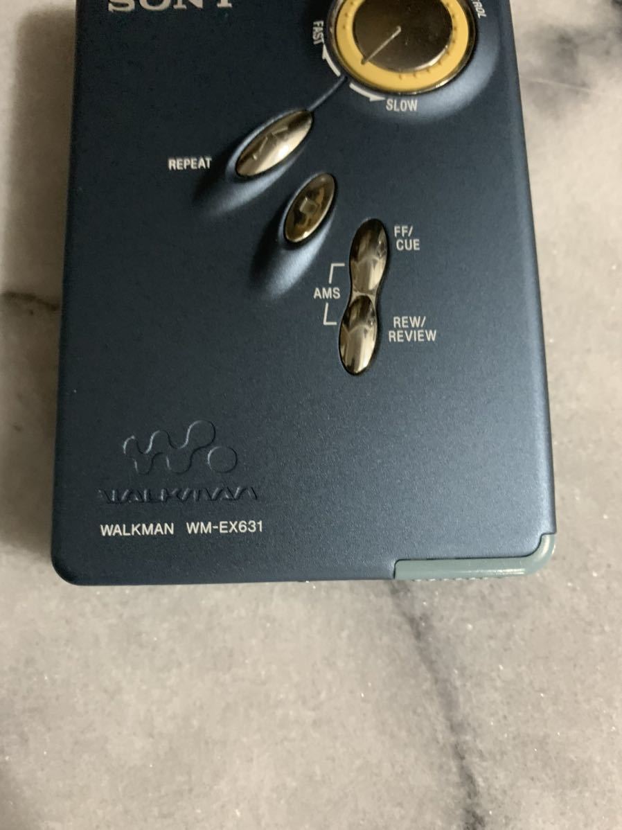 ジャンクSONY ソニー wm-ex631カセットプレーヤー パープル