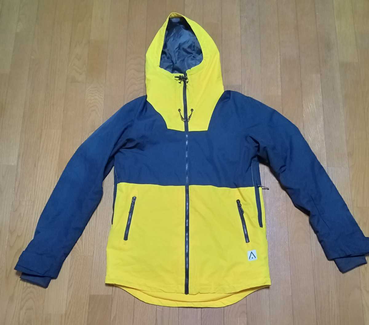中古　18/19　CLWR BLOCK JACKET　スノーボードウエア　メンズ　Mサイズ　WEAR　COLOUR　カラーウェア