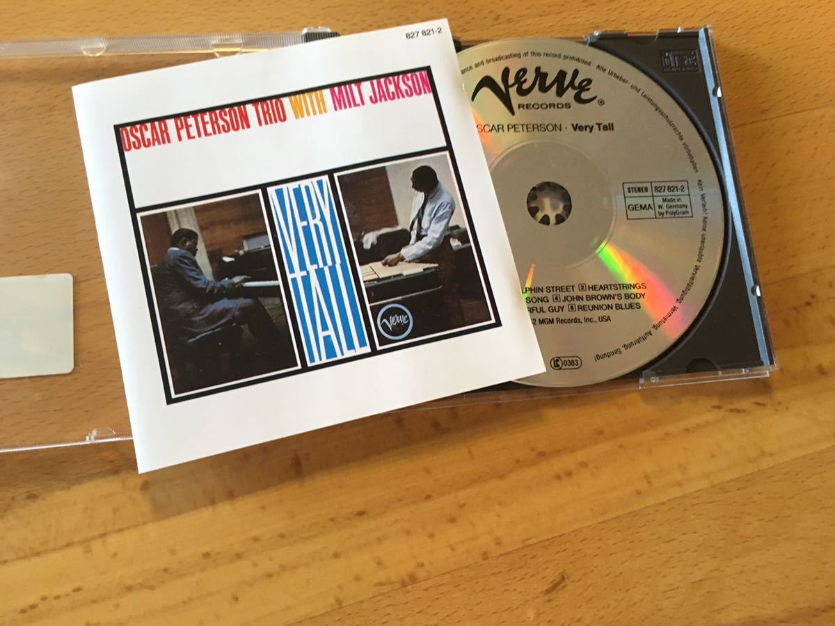 【100%新品，人気】 西独盤／全面アルミ蒸着 The Oscar Peterson Trio With Milt Jackson / Very Tall Made in West Germany Full Silver(ジャズ一般)｜売買されたオークション情報、yahooの商品情報をアーカイブ公開 - オークファン ジャズ一般