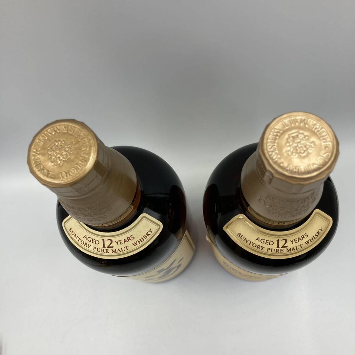 未開栓 サントリーピュアモルトウイスキー 樽出原酒 15年貯蔵 未開栓