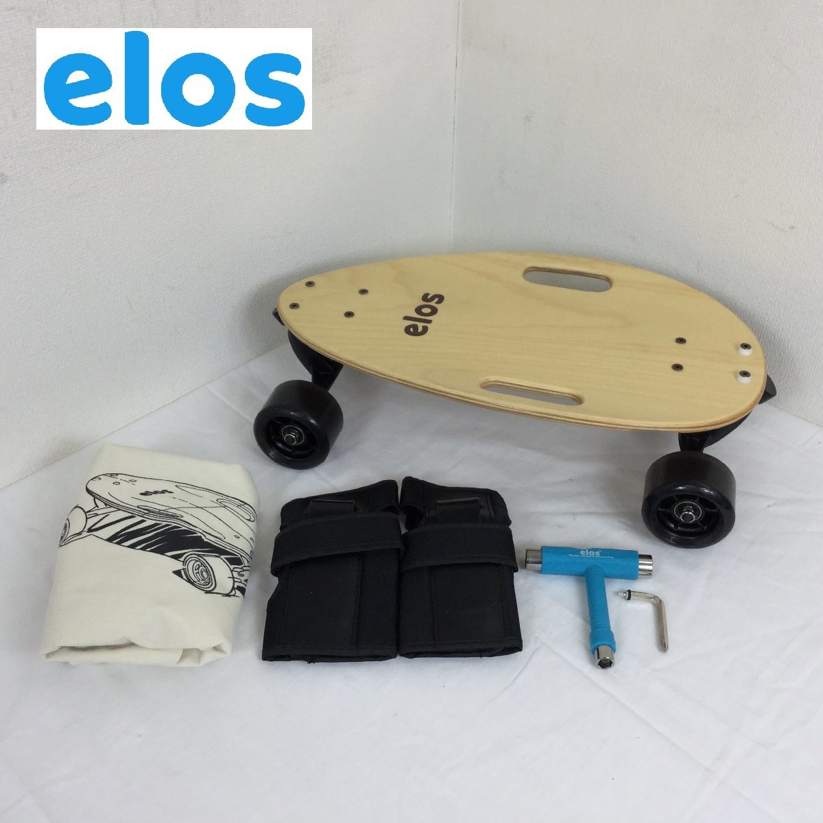 elos イロス スケートボード ビギナーズセット クリアーメープル 袋