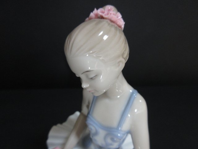 定番人気，大得価 XN015 リヤドロ風 / ポーセリン / フィギュリン / 陶器 / バレエ / 少女 / 全高18cm / 箱入り / インテリア オブジェ /(洋風)｜売買されたオークション情報、yahooの商品情報をアーカイブ公開 - オー 洋風