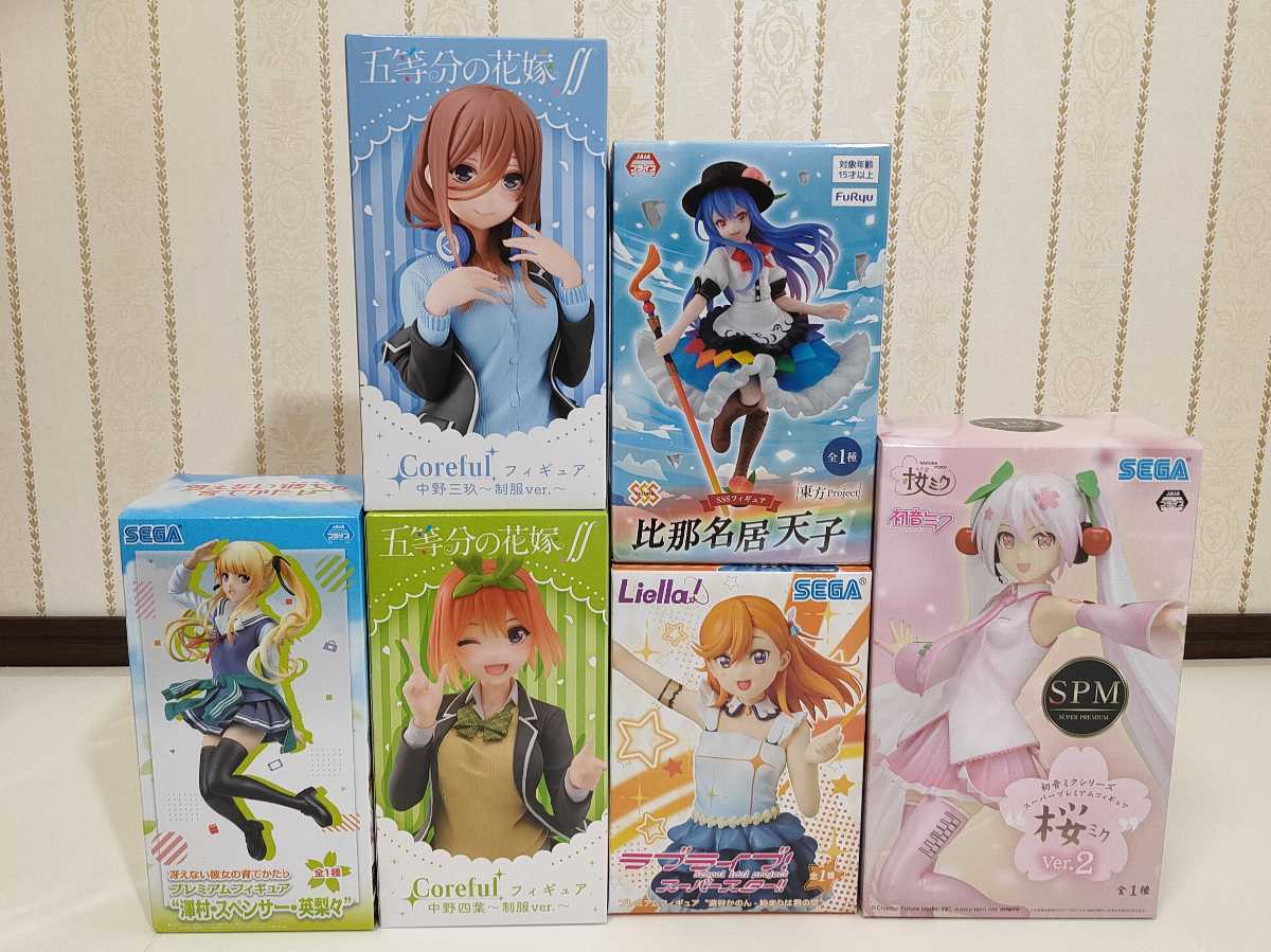 未開封 1円～】プライズフィギュア 14体詰め合わせ (五等分の花嫁 