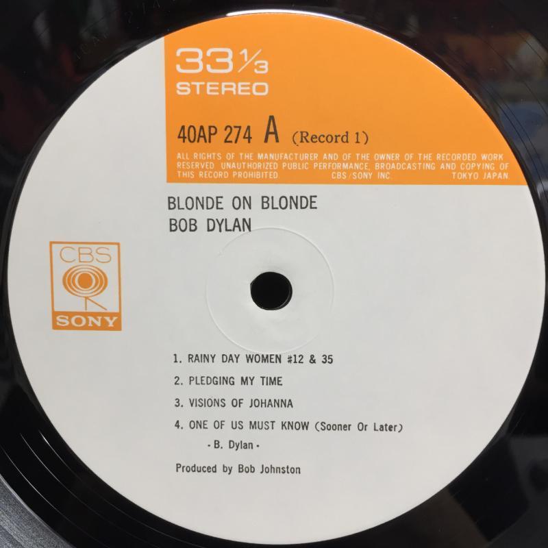 Blonde ブロンド・オン・ブロンド ボブ・ディラン | on : ⁄ BOB On