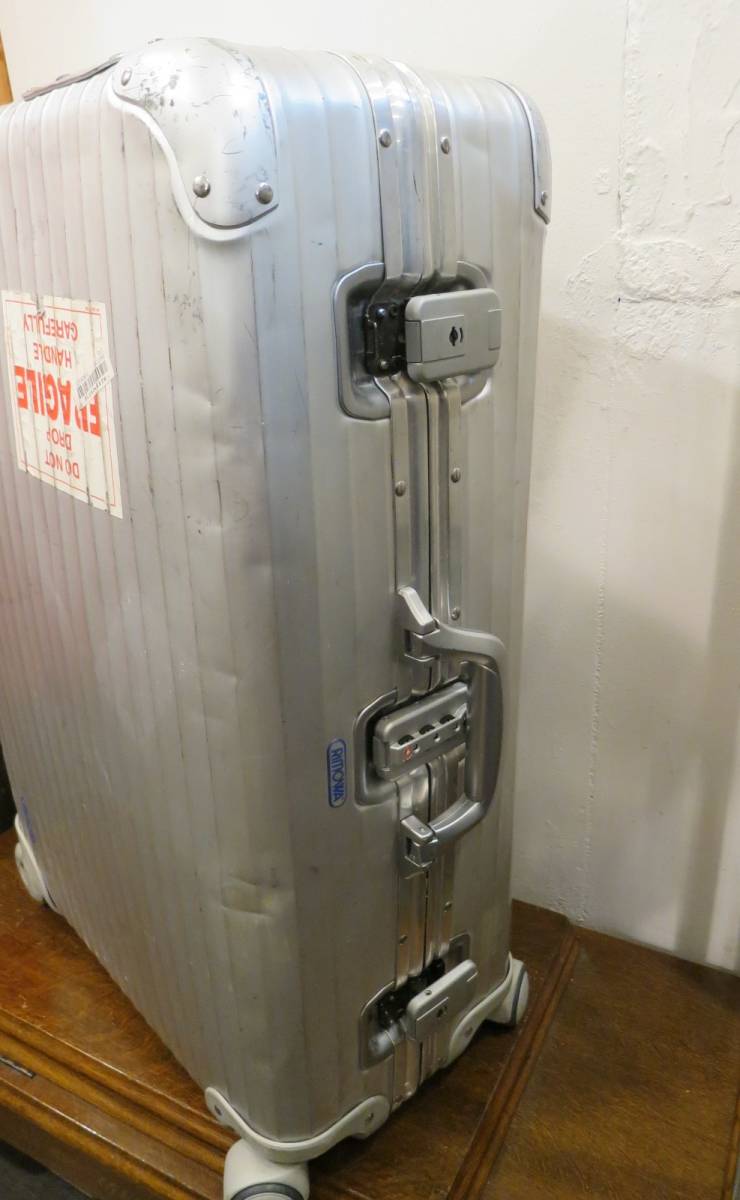 ☆RIMOWA リモワ / ヴィンテージ スーツケース 4輪 シルバー 大型