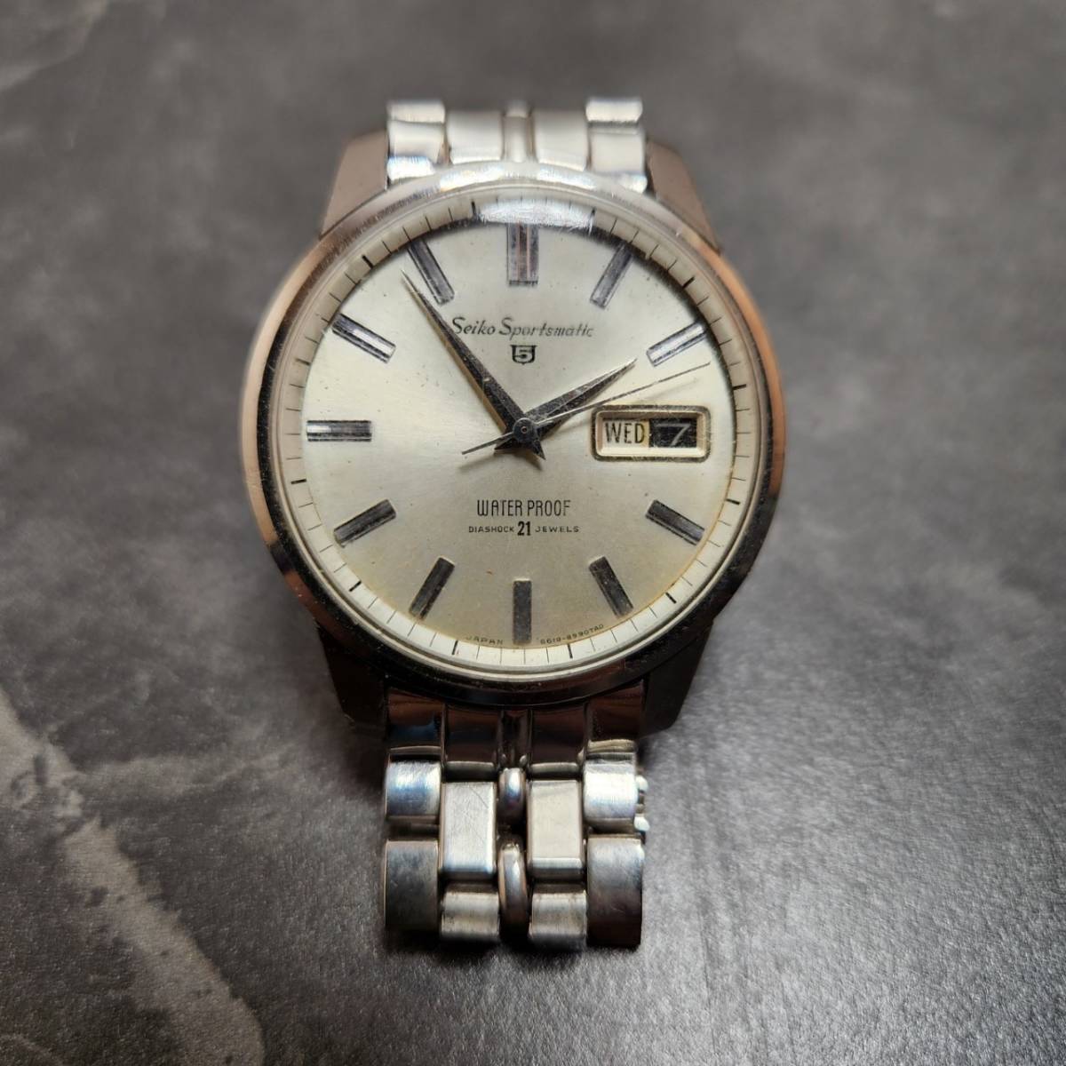 ☆Seiko Sportsmatic WATER PROOF 腕時計 動作品 (中古品・保管品 