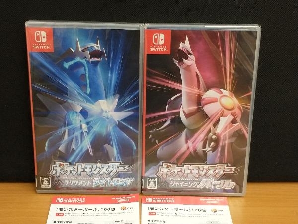 大得価，人気 外箱欠品 04 Nintendo Switch ポケモン ブリリアントダイヤモンド ＆シャイニングパール ダブルパック 特典コードつき(ニンテンドースイッチソフト)｜売買されたオークション情報、yahooの商品情 ニンテンドースイッチソフト