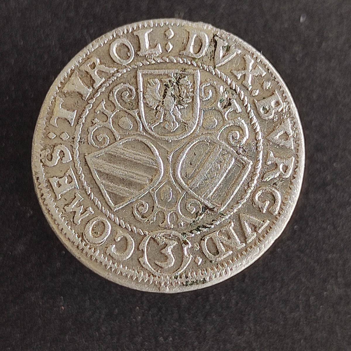 1672年 オーストリア ターラー銀貨 神聖ローマ帝国 古銭 ヨーロッパ銀貨 1672年 オーストリア ターラー銀貨 神聖ローマ帝国 古銭 ヨーロッパ
