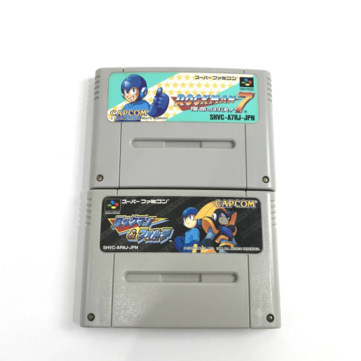1円～ 【動作品】 FC SFC ロックマンシリーズ 8本まとめ 1～7+ 