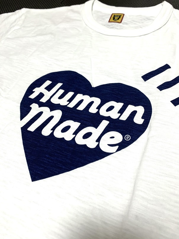 HUMAN MADE ヒューマンメイド 半袖Tシャツ 白系 公式 HUMAN MADE