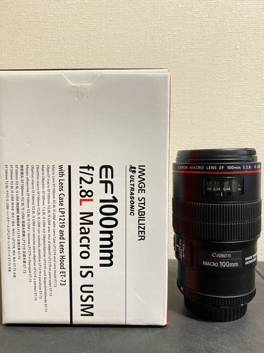 キヤノン EF100mm F2.8L マクロ IS USM マクロレンズ キャノン EF100mm