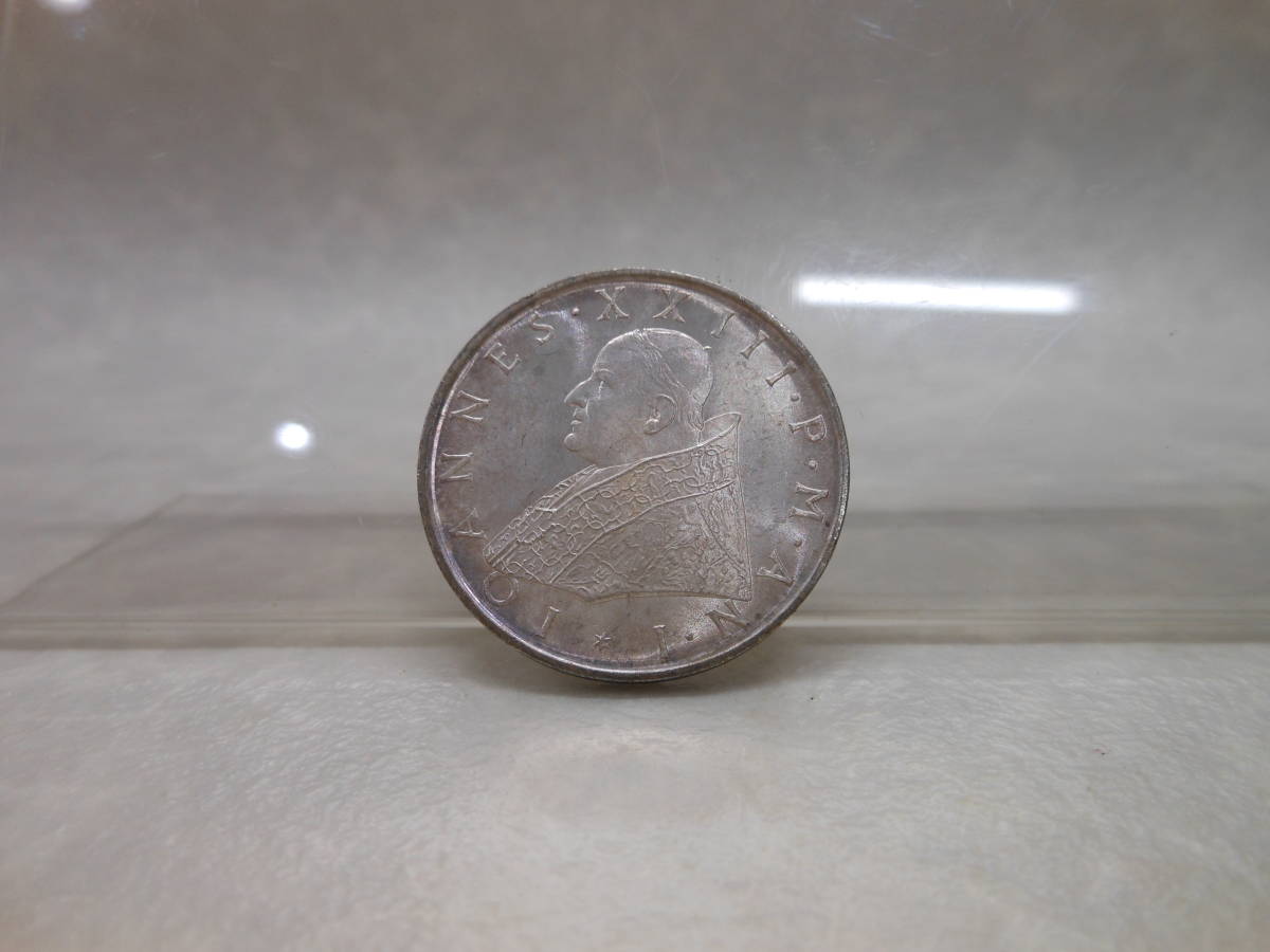 銀貨 バチカン ヨハネ23世 500リラ銀貨 1959年 量目10 9ｇ 比重値9 外国銭 ヴァチカン ヨーロッパ 売買されたオークション情報 Yahooの商品情報をアーカイブ公開 オークファン Aucfan Com